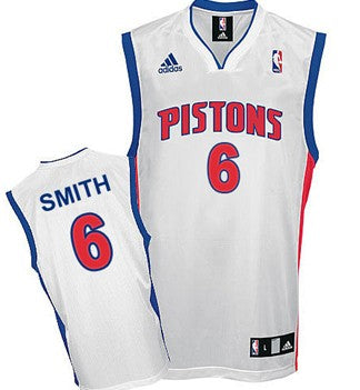 Josh Smith Detroit Pistons white jersey