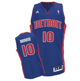 Greg Monroe Detroit Pistons blue jersey