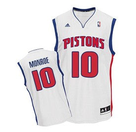 Greg Monroe Detroit Pistons white jersey
