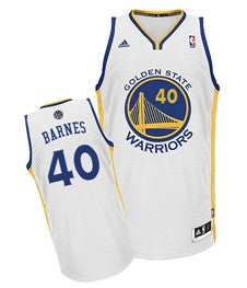 Harrison Barnes Golden State Warriors white jersey