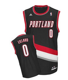 Damian Lillard Portland Trail Blazers black jersey