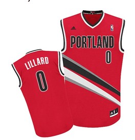 Damian Lillard Portland Trail Blazers red jersey