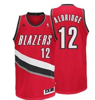 LaMarcus Aldridge Portland Trail Blazers red jersey