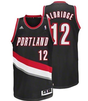 LaMarcus Aldridge Portland Trail Blazers black jersey