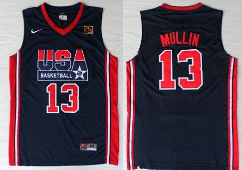 Chris Mullin USA Basketball navy jersey
