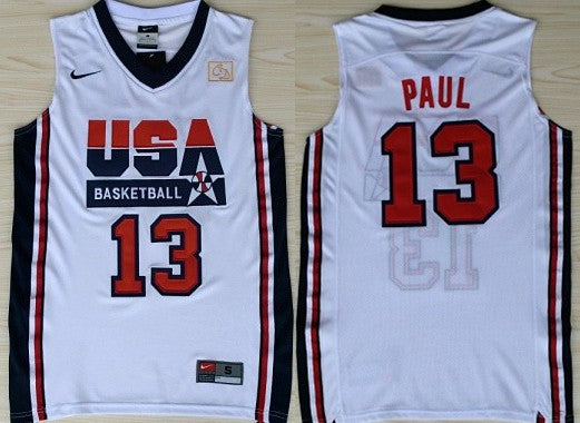 Chris Paul USA Basketball white jersey