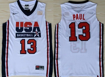 Chris Paul USA Basketball white jersey