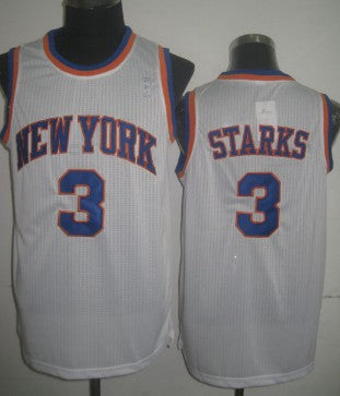 John Starks New York Knicks white Throwback jersey