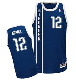 Steven Adams Oklahoma City Thunder navy jersey