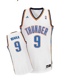 Serge Ibaka Oklahoma City Thunder white jersey