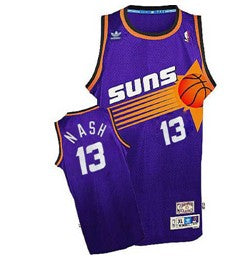 Steve Nash Phoenix Suns purple Throwback jersey
