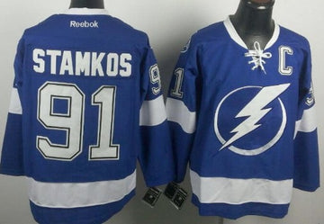 Steven Stamkos New Tampa Bay Lightning blue jersey