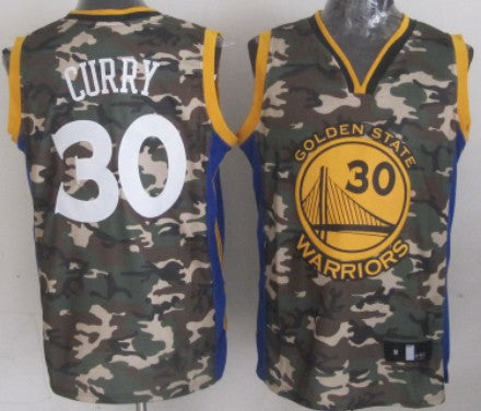 Stephen Curry Golden State Warriors camo Fashion jersey
