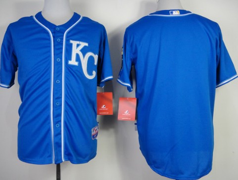 Custom Kansas City Royals blue jersey