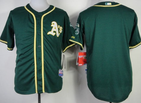 Custom Oakland Athletics green jersey
