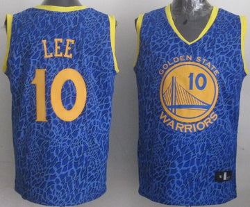David Lee Golden State Warriors blue Fashion jersey