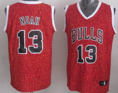 Joakim Noah Chicago Bulls red Fashion jersey