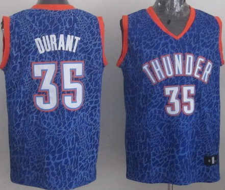 Kevin Durant Oklahoma City Thunder blue Fashion jersey