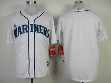 Custom Seattle Mariners white jersey