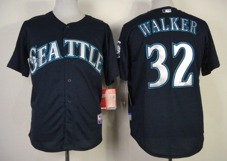 Taijuan Walker Seattle Mariners navy jersey