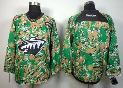 Custom Minnesota Wild camo Camo jersey