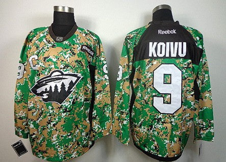 Mikko Koivu Minnesota Wild camo Camo jersey
