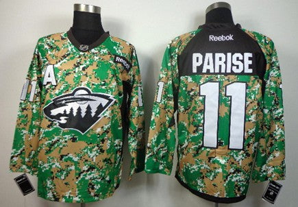 Zach Parise Minnesota Wild camo Camo jersey