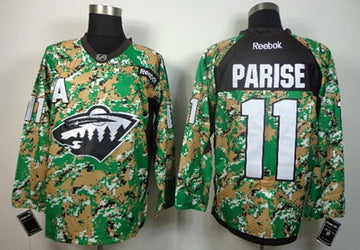 Zach Parise Minnesota Wild camo Camo jersey