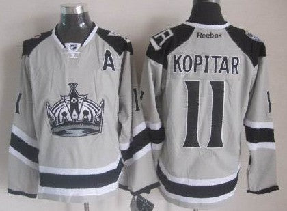 Anze Kopitar Los Angeles Kings gray Stadium Series jersey