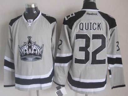 Jonathan Quick Los Angeles Kings gray Stadium Series jersey