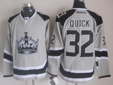 Jonathan Quick Los Angeles Kings gray Stadium Series jersey
