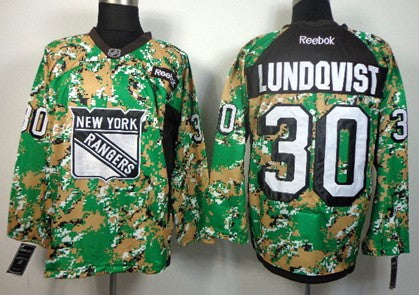 Henrik Lundqvist New York Rangers camo Camo jersey
