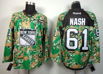 Rick Nash New York Rangers camo Camo jersey