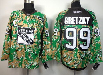 Wayne Gretzky New York Rangers camo Camo jersey
