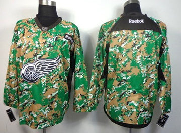 Custom Detroit Red Wings camo Camo jersey