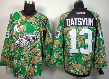 Pavel Datsyuk Detroit Red Wings camo Camo jersey