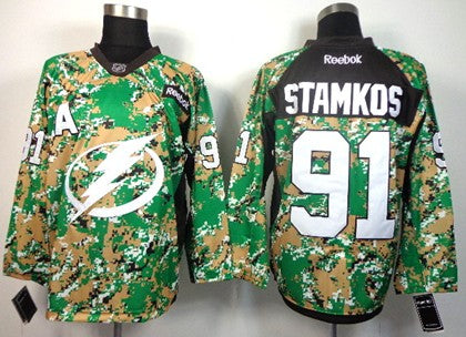 Steven Stamkos Tampa Bay Lightning camo Camo jersey