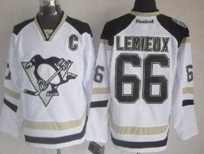 Mario Lemieux Pittsburgh Penguins white Stadium Series jersey