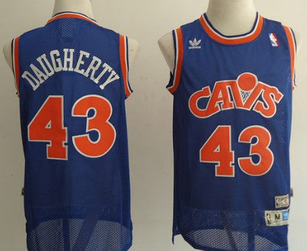 Brad Daugherty Cleveland Cavaliers blue Throwback jersey