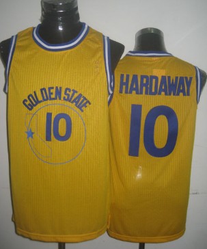 Tim Hardaway Golden State Warriors yellow Throwback jersey