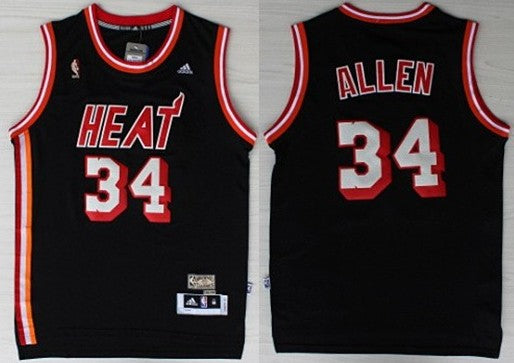 Ray Allen Aba Hardwood Classics Miami Heat black jersey