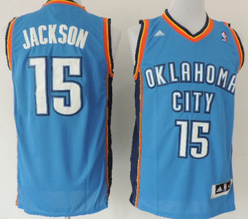Reggie Jackson Revolution Oklahoma City Thunder blue jersey