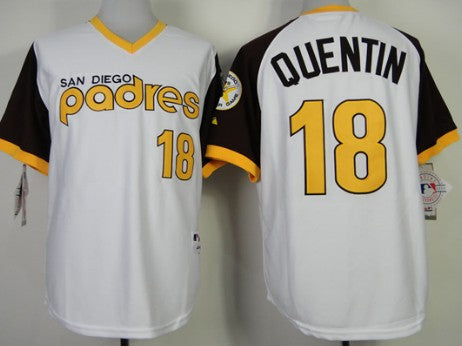 Carlos Quentin San Diego Padres white jersey