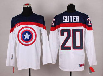 Team North America white Fashion jersey