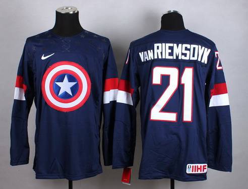 Team North America navy Fashion jersey
