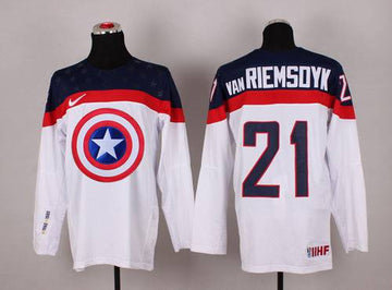 Team North America white Fashion jersey