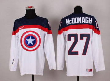 Team North America white Fashion jersey