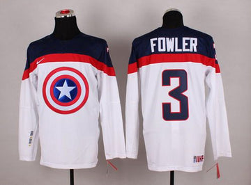 Team North America white Fashion jersey