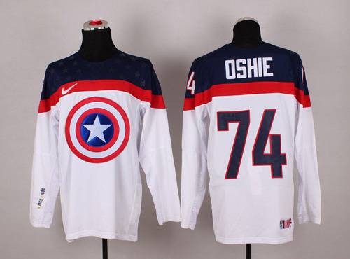 Team North America white Fashion jersey