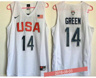 USA Basketball green jersey